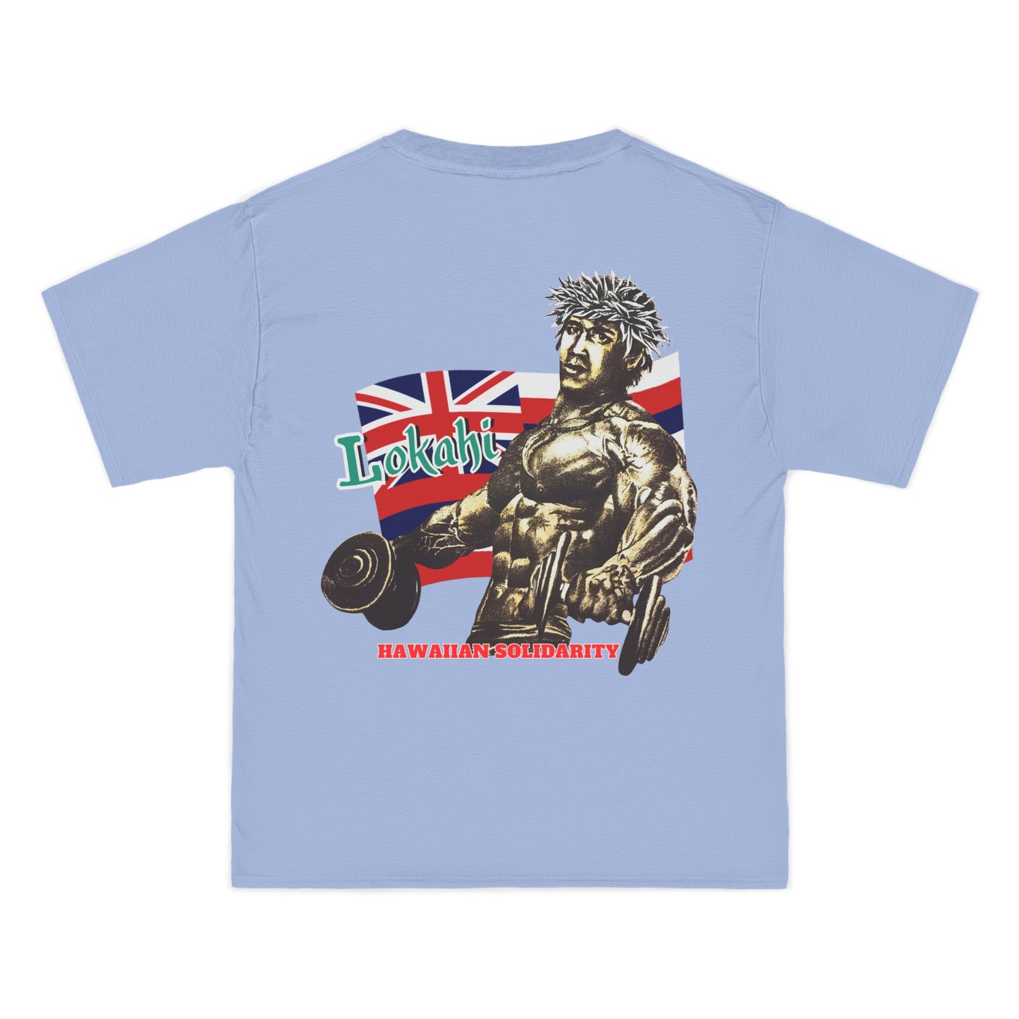 Hawaiian Strength Lokahi Hawaiian Solidarity Vintage Design 90s New Print Beefy-T® Short-Sleeve T-Shirt