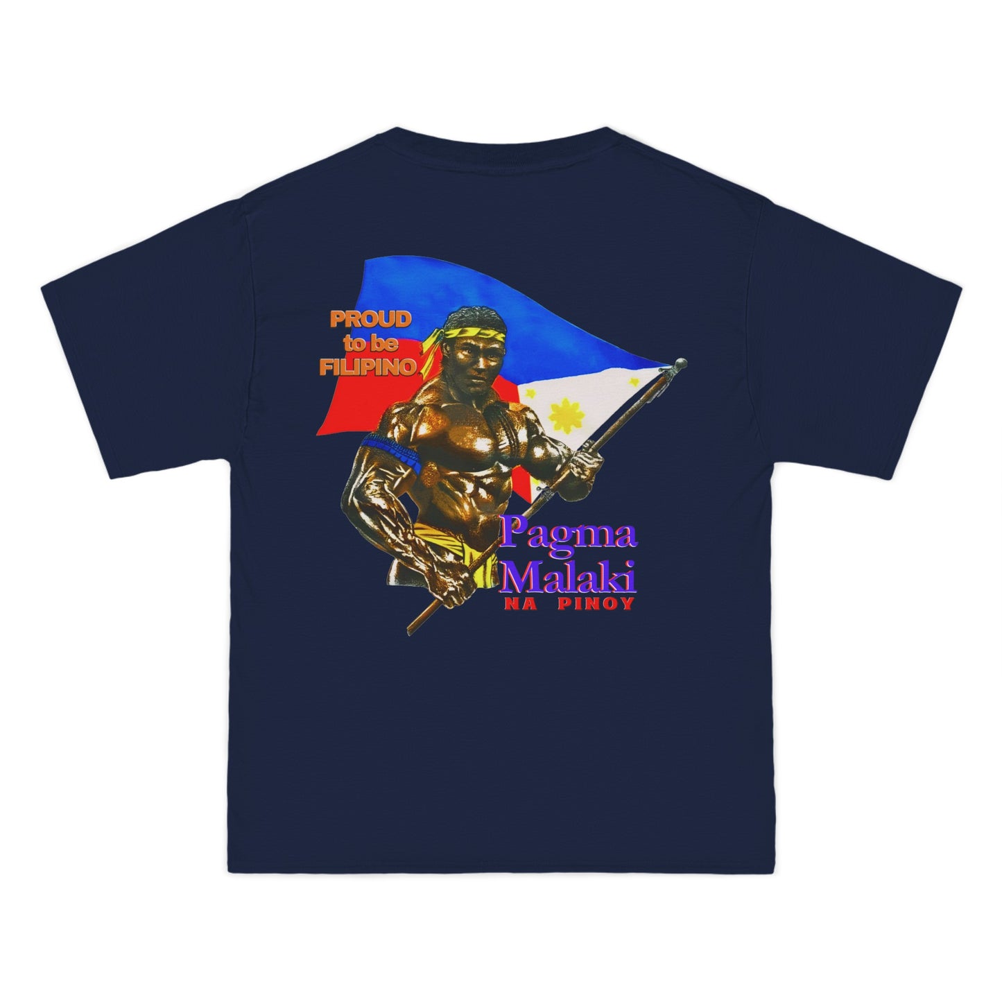 Filipino Strength Proud to be Filipino Pagma Malaki Na Pinoy Vintage Design 90s New Print Beefy-T® Short-Sleeve T-Shirt