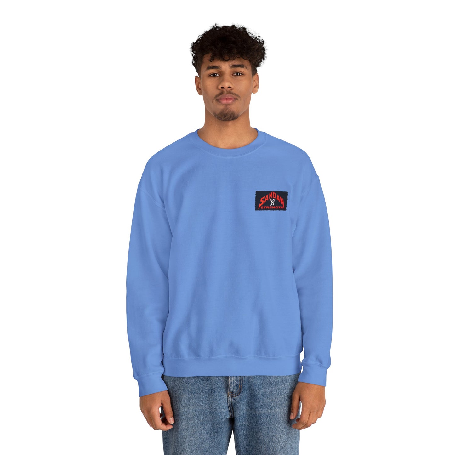 Samoan Strength Samoan Power Vintage Design 90s New Print Unisex Heavy Blend™ Crewneck Sweatshirt
