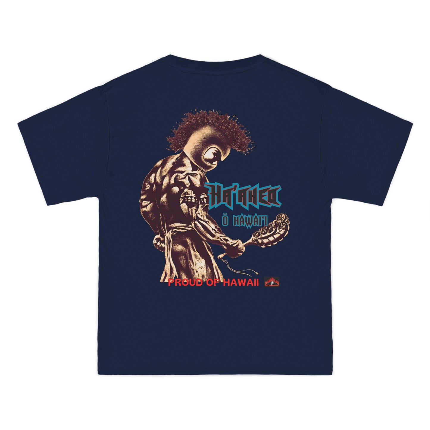 Hawaiian Strength Proud of Hawaii Ha'aheo o Hawai'i Vintage Design 90s New Print Beefy-T® Short-Sleeve T-Shirt