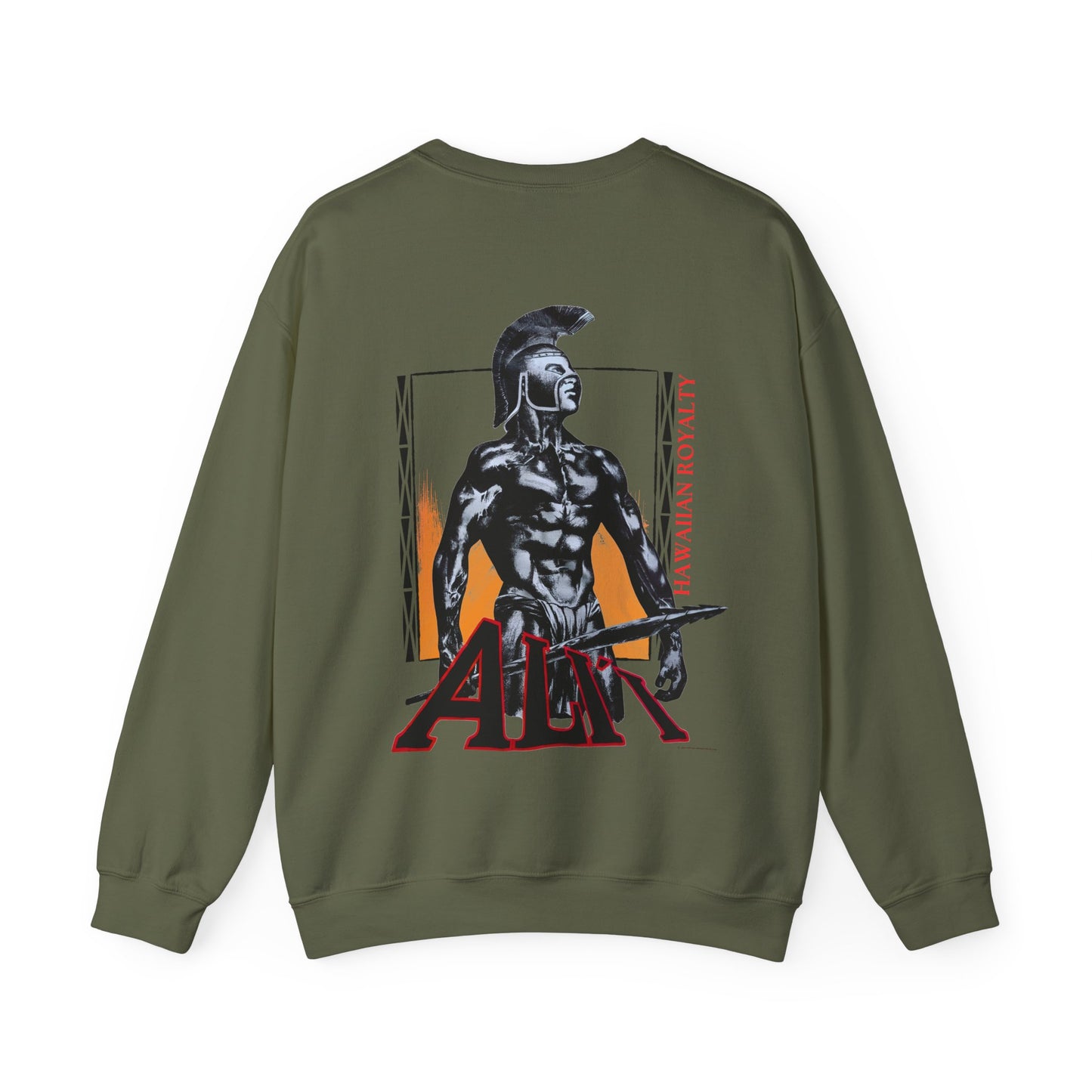 Hawaiian Strength Ali'i Hawaiian Royalty Vintage Design 90s New Print Unisex Heavy Blend™ Crewneck Sweatshirt