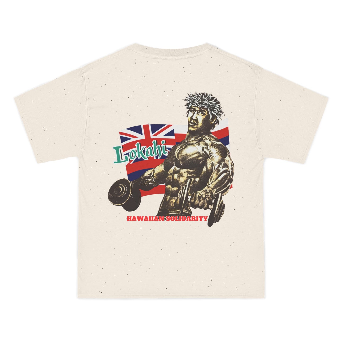 Hawaiian Strength Lokahi Hawaiian Solidarity Vintage Design 90s New Print Beefy-T® Short-Sleeve T-Shirt