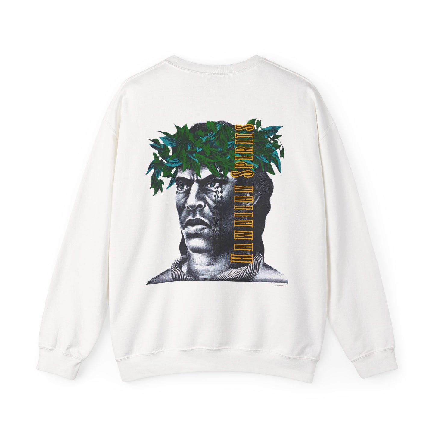 Hawaiian Strength Hawaiian Spirits Vintage Design 90s New Print Unisex Heavy Blend™ Crewneck Sweatshirt
