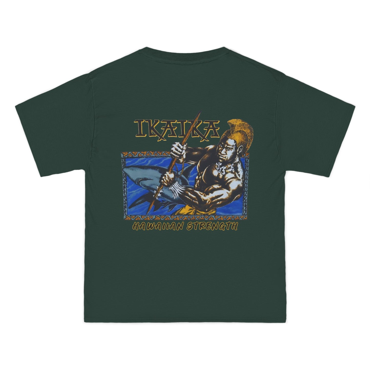 Hawaiian Strength Ikaika Hawaiian Strength Vintage Design 90s New Print Beefy-T® Short-Sleeve T-Shirt