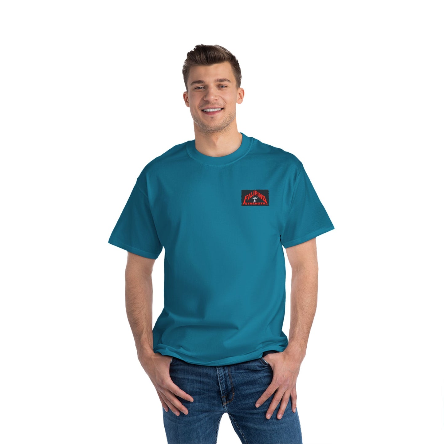 Filipino Strength Soldado Warrior Pilipino Power Vintage Design 90s New Print Beefy-T® Short-Sleeve T-Shirt