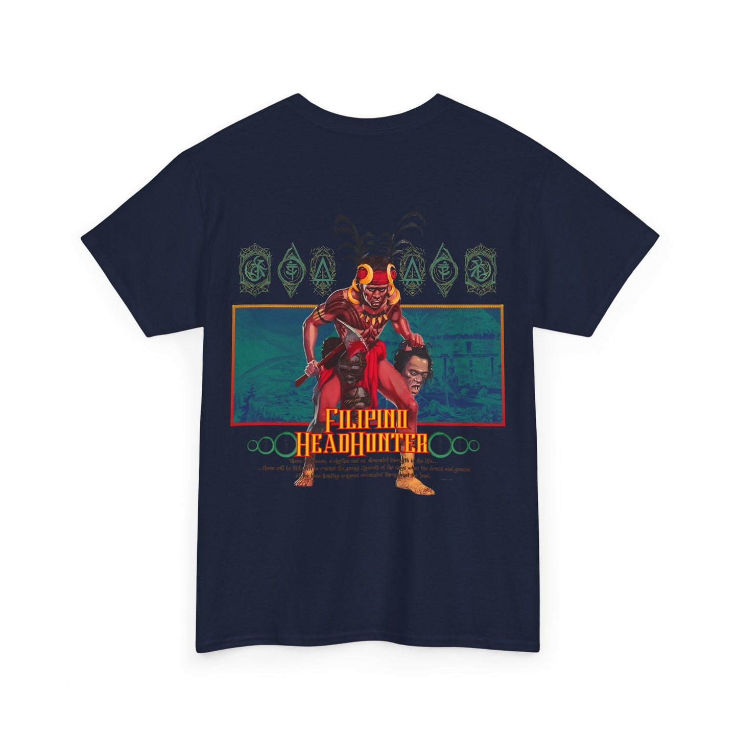Filipino Strength Filipino HeadHunter Unisex Heavy Cotton Tee