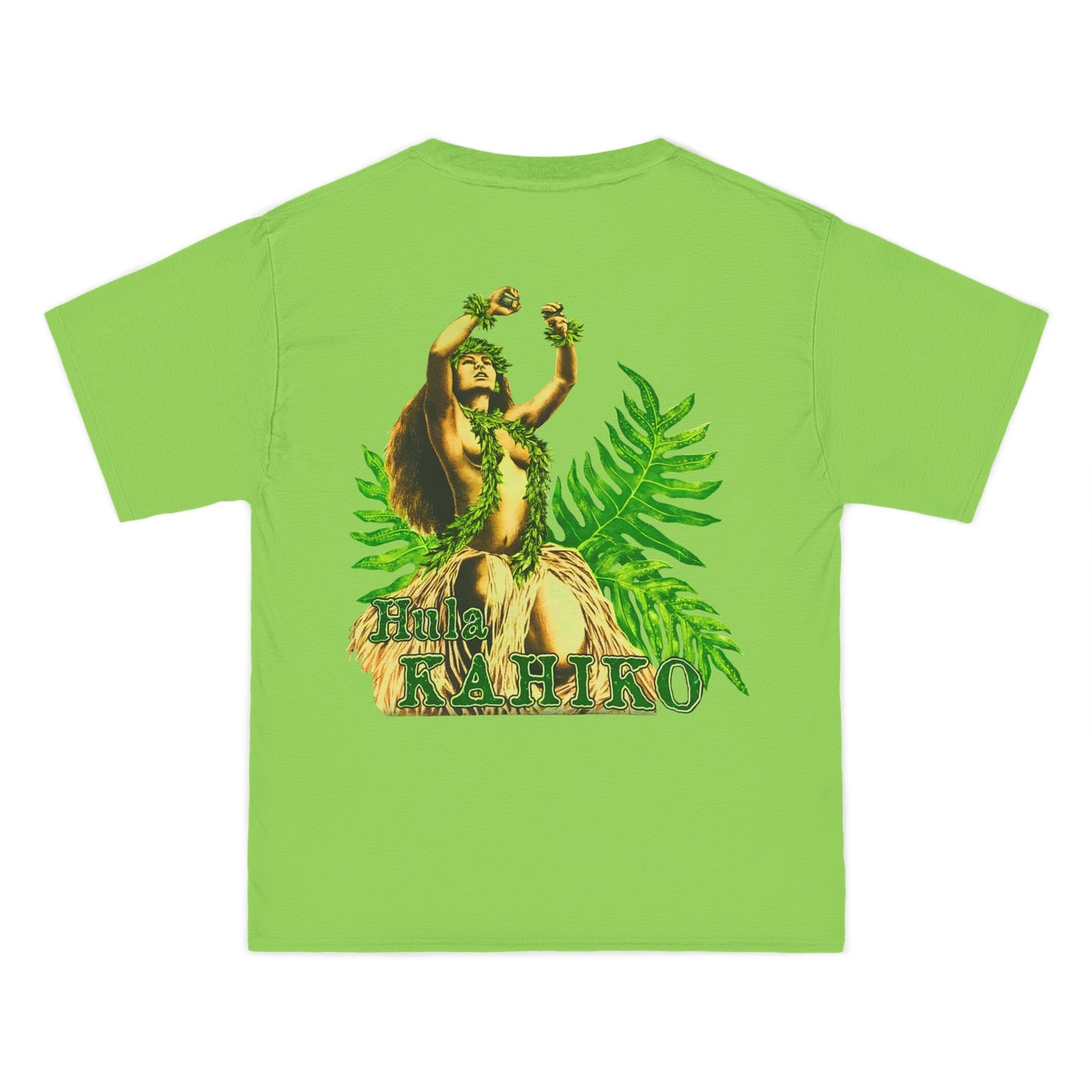 Hawaiian Strength Hula Kahiko Vintage Design 90s New Print Beefy-T® Short-Sleeve T-Shirt