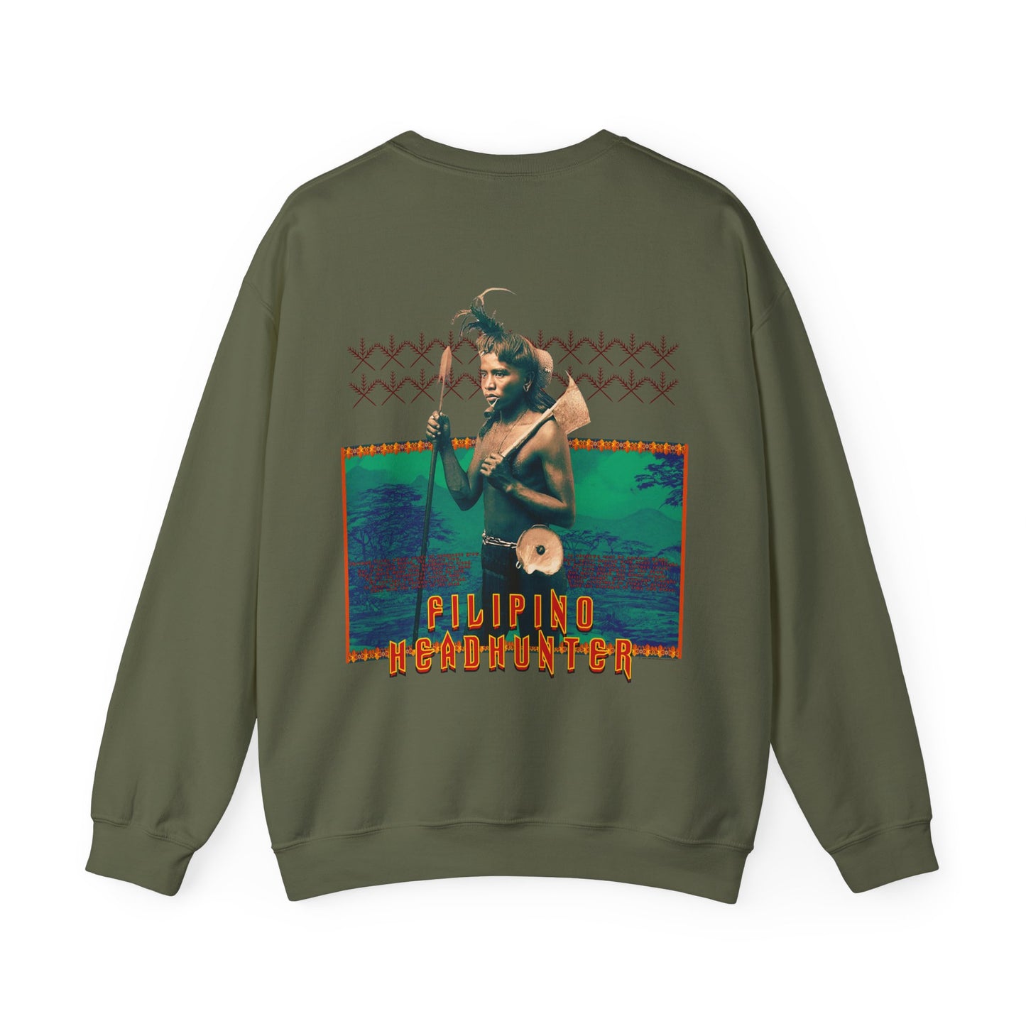 Filipino Strength Filipino HeadHunter Unisex Heavy Blend™ Crewneck Sweatshirt