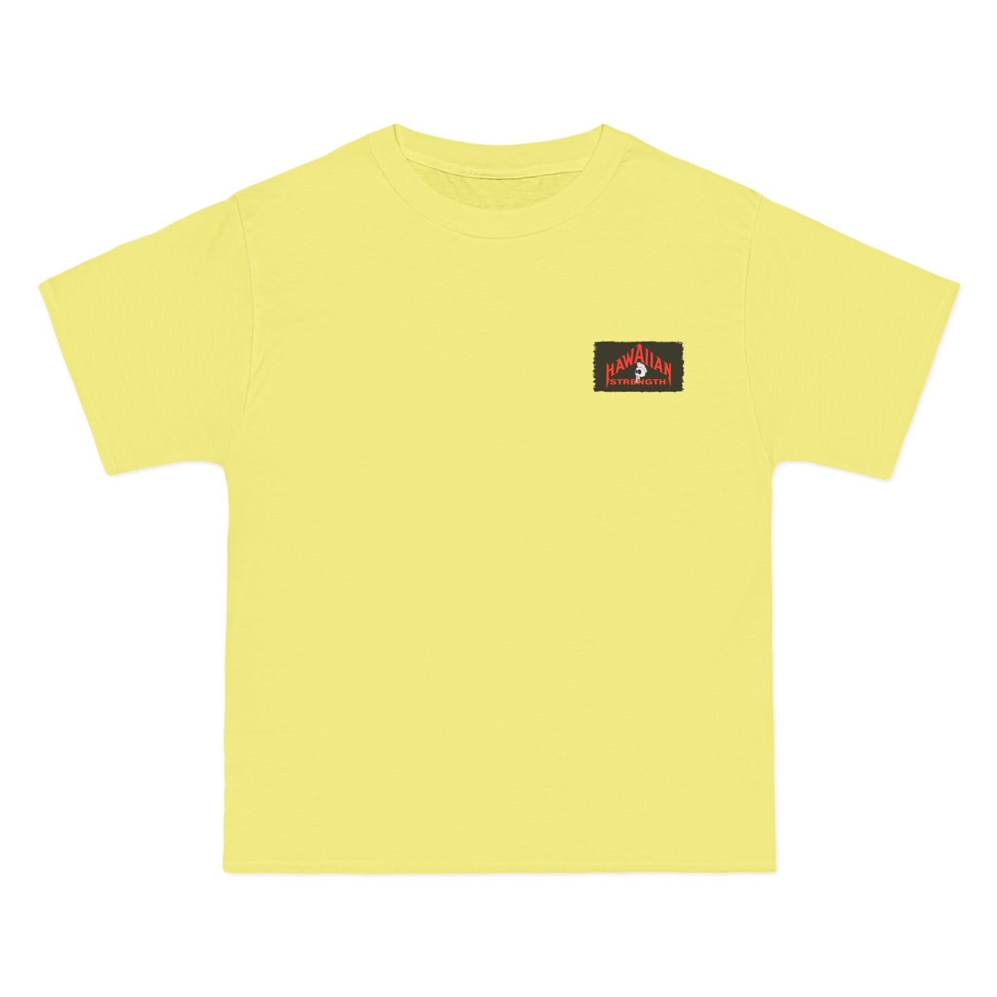 Hawaiian Strength Hawaiian Guardian Ku Uaki Vintage Design 90s New Print Beefy-T® Short-Sleeve T-Shirt