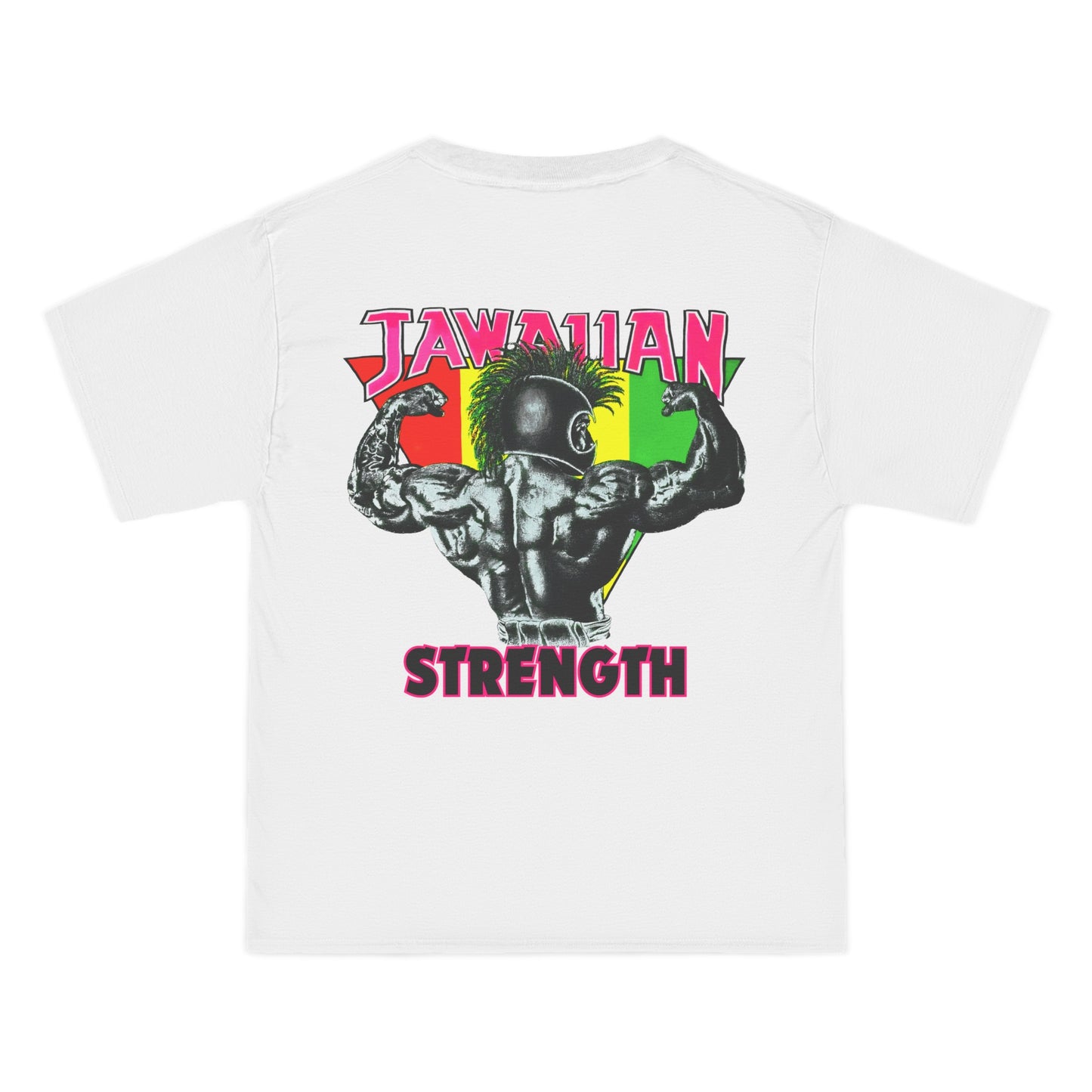 Jawaiian Strength Jawaiian Strenght Vintage Design 90s New Print Beefy-T® Short-Sleeve T-Shirt