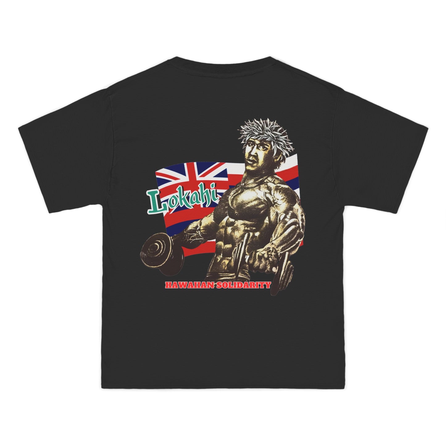 Hawaiian Strength Lokahi Hawaiian Solidarity Vintage Design 90s New Print Beefy-T® Short-Sleeve T-Shirt