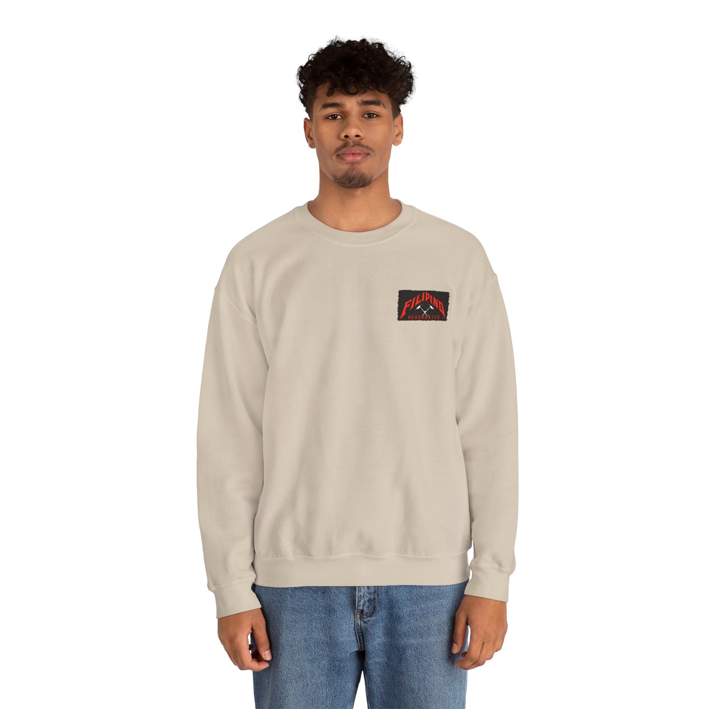 Filipino Strength Filipino HeadHunter Unisex Heavy Blend™ Crewneck Sweatshirt