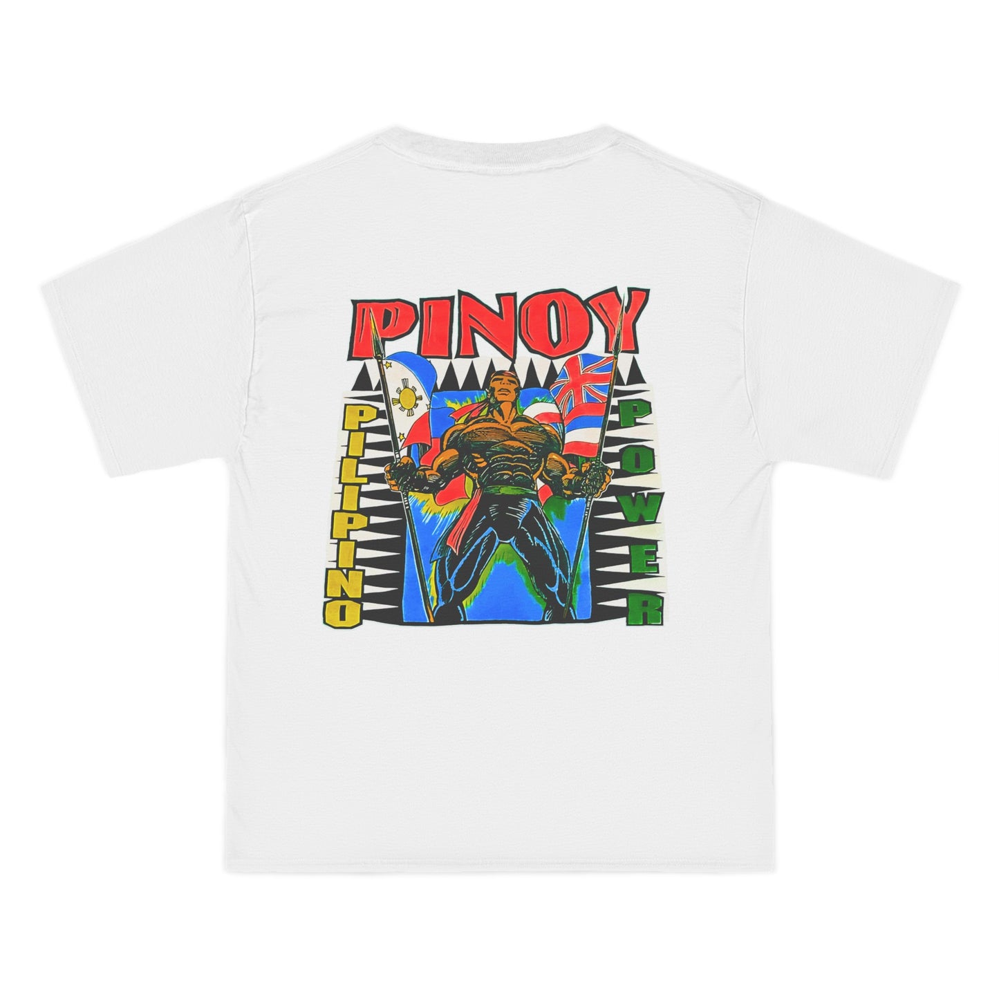 Filipino Strength Pinoy Pilipino Power Vintage Design 90s New Print Beefy-T® Short-Sleeve T-Shirt