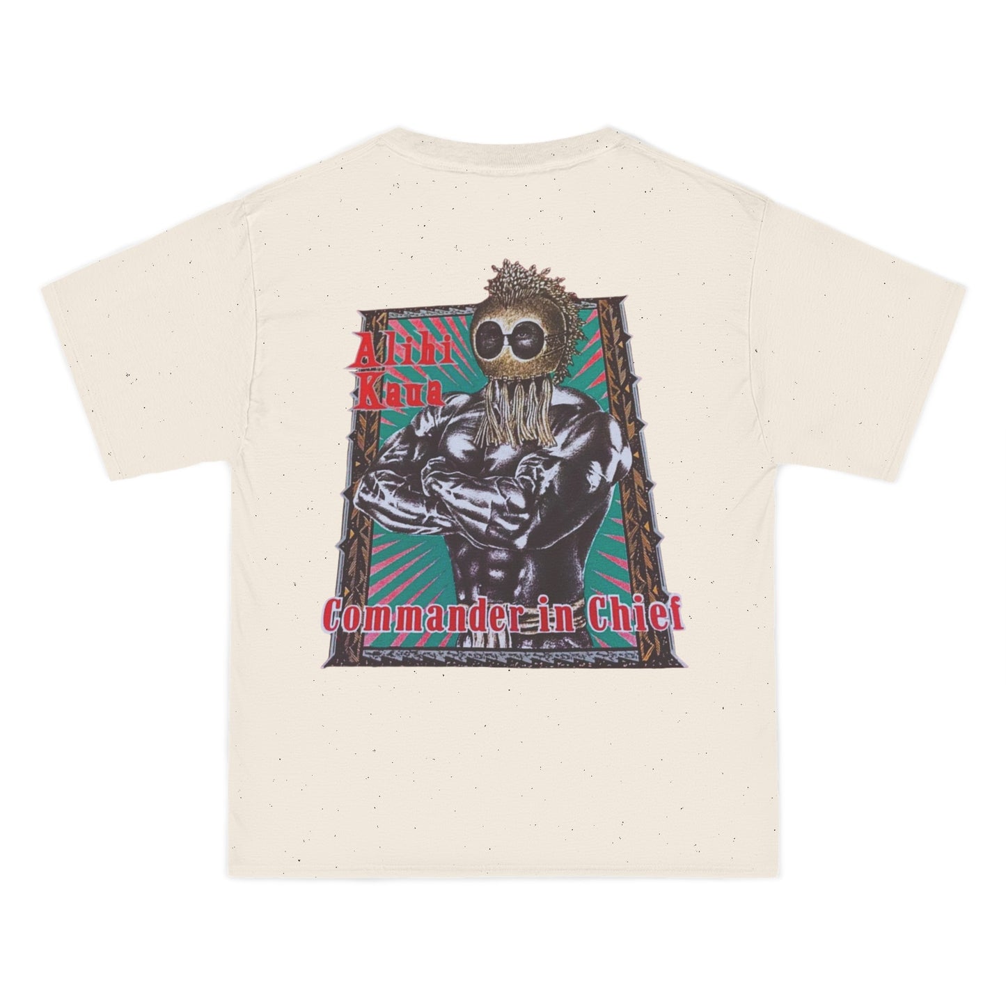 Hawaiian Strength Alihi Kaua Commander in Chef Vintage Design 90s New Print Beefy-T® Short-Sleeve T-Shirt