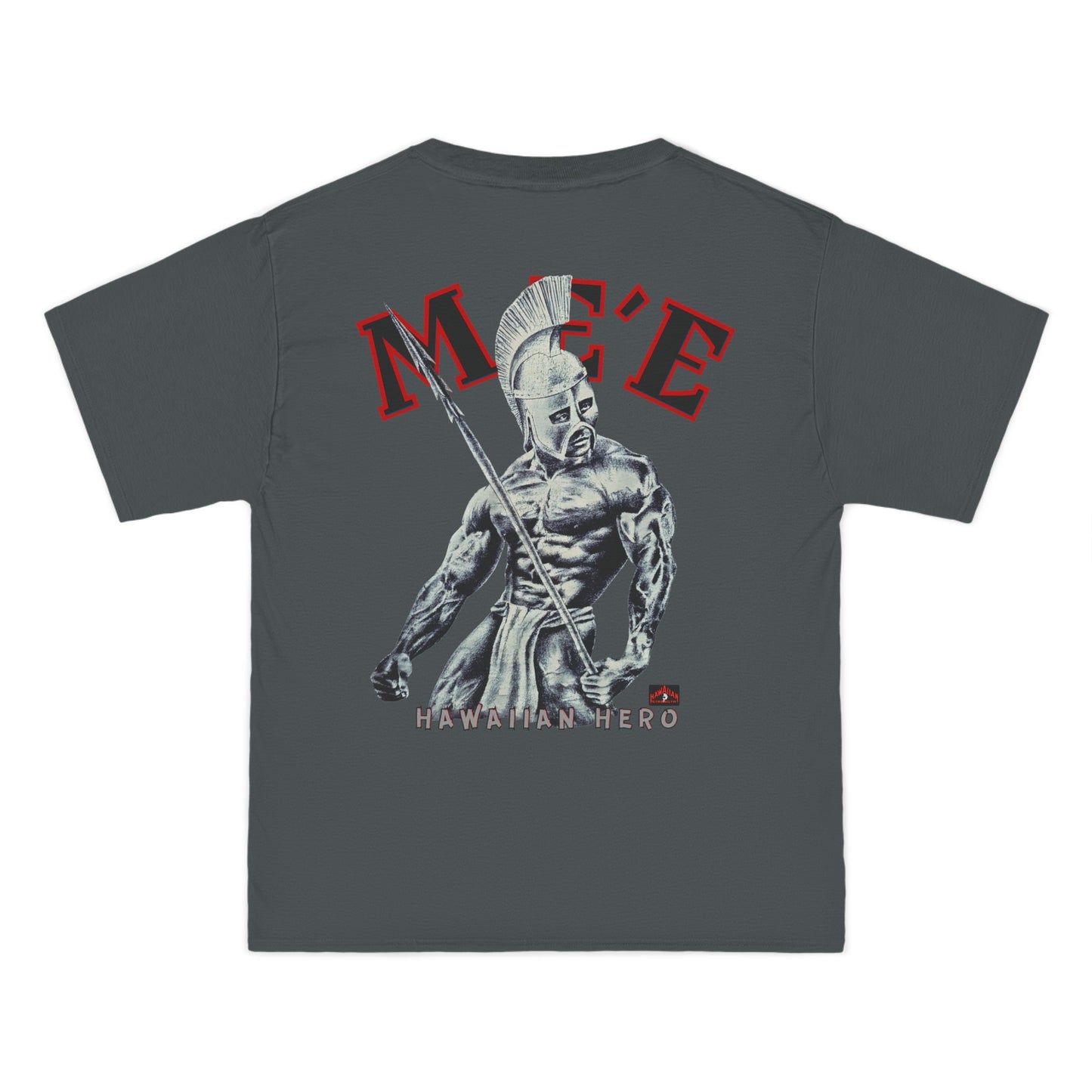 Hawaiian Strength Hawaiian Hero Me'e Vintage Design 90s New Print Beefy-T® Short-Sleeve T-Shirt