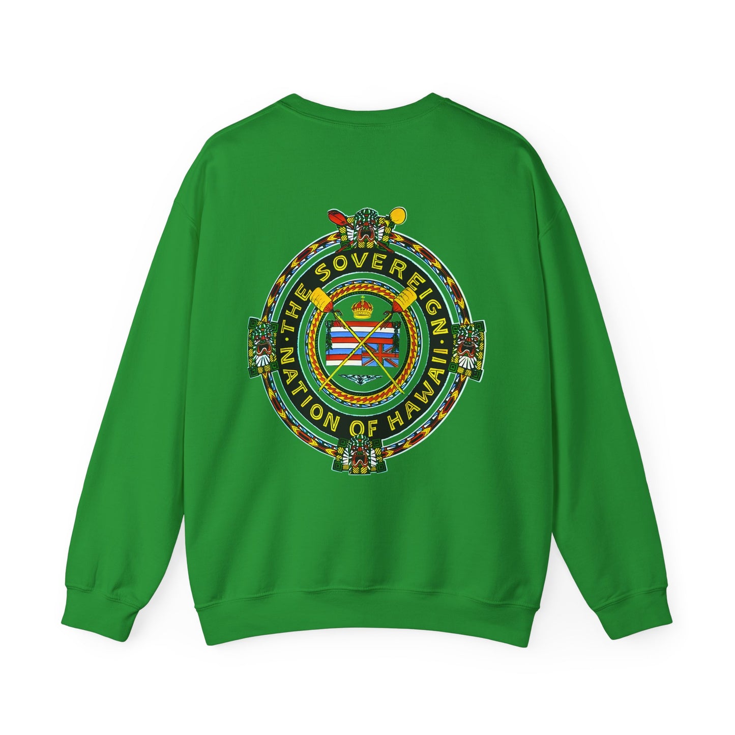 Hawaiian Strength The Sovereign Nation of Hawaii Vintage Design 90s New Print Unisex Heavy Blend™ Crewneck Sweatshirt