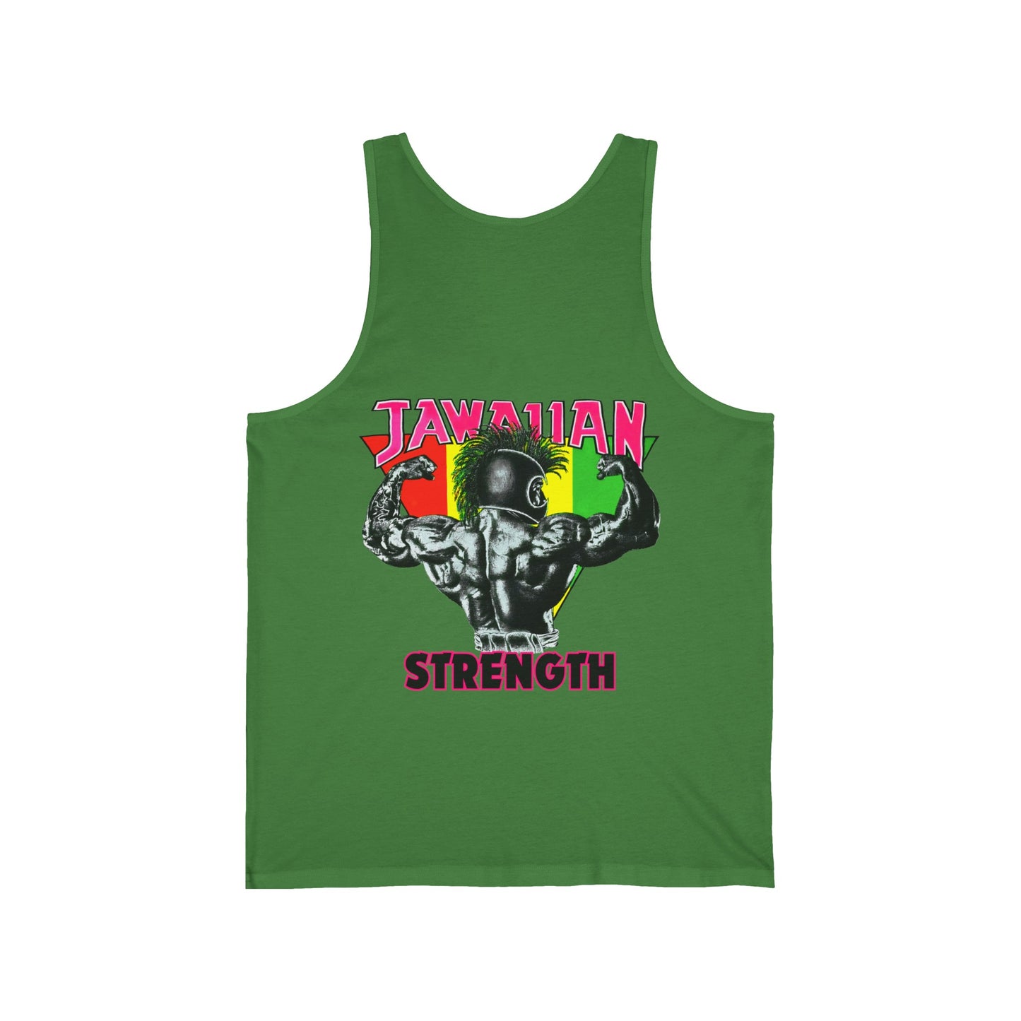 Jawaiian Strength Jawaiian Strenght Vintage Design 90s New Print Unisex Jersey Tank