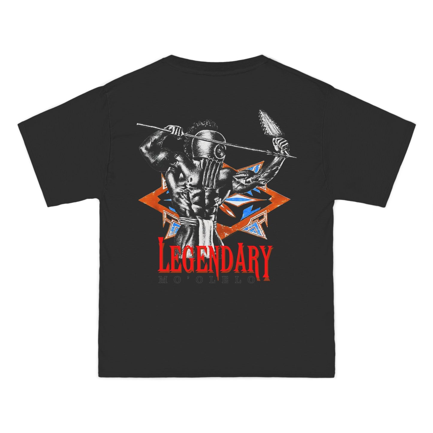 Hawaiian Strength Legendary Mo'olelo Vintage 90s Design New Print Beefy-T® Short-Sleeve T-Shirt