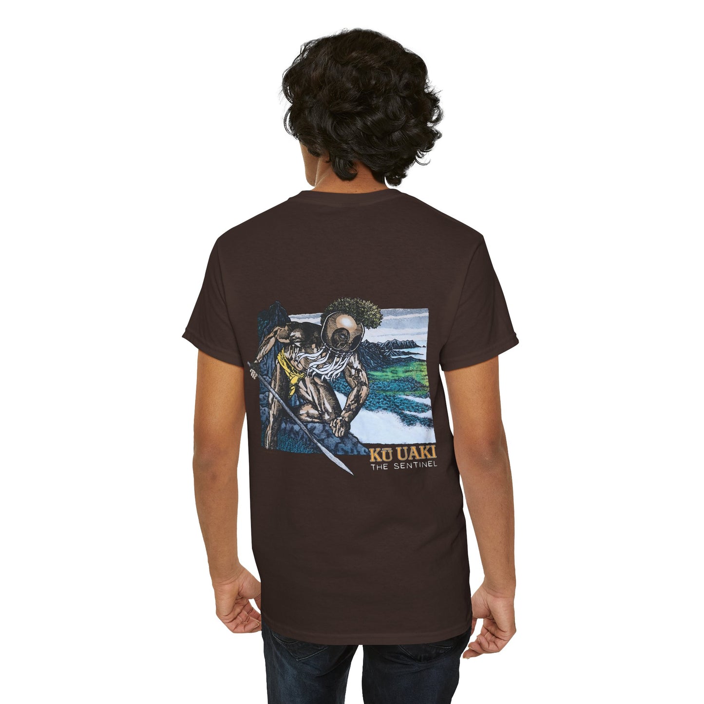 Hawaiian Strength Ku Uaki The Sentinel Unisex Heavy Cotton Tee