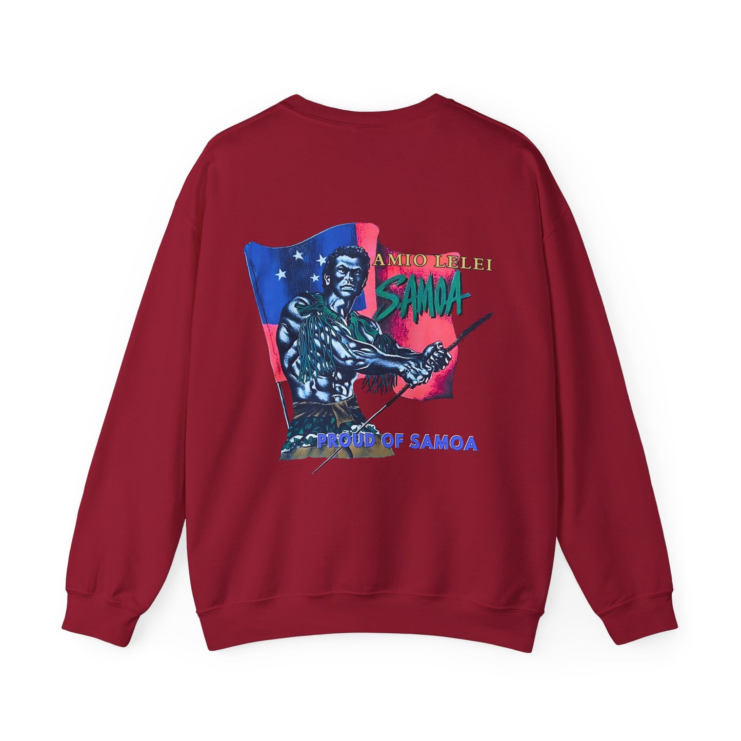 Samoan Strength Proud of Samoa Amio Lelei Vintage Design 90s New Print Unisex Heavy Blend™ Crewneck Sweatshirt