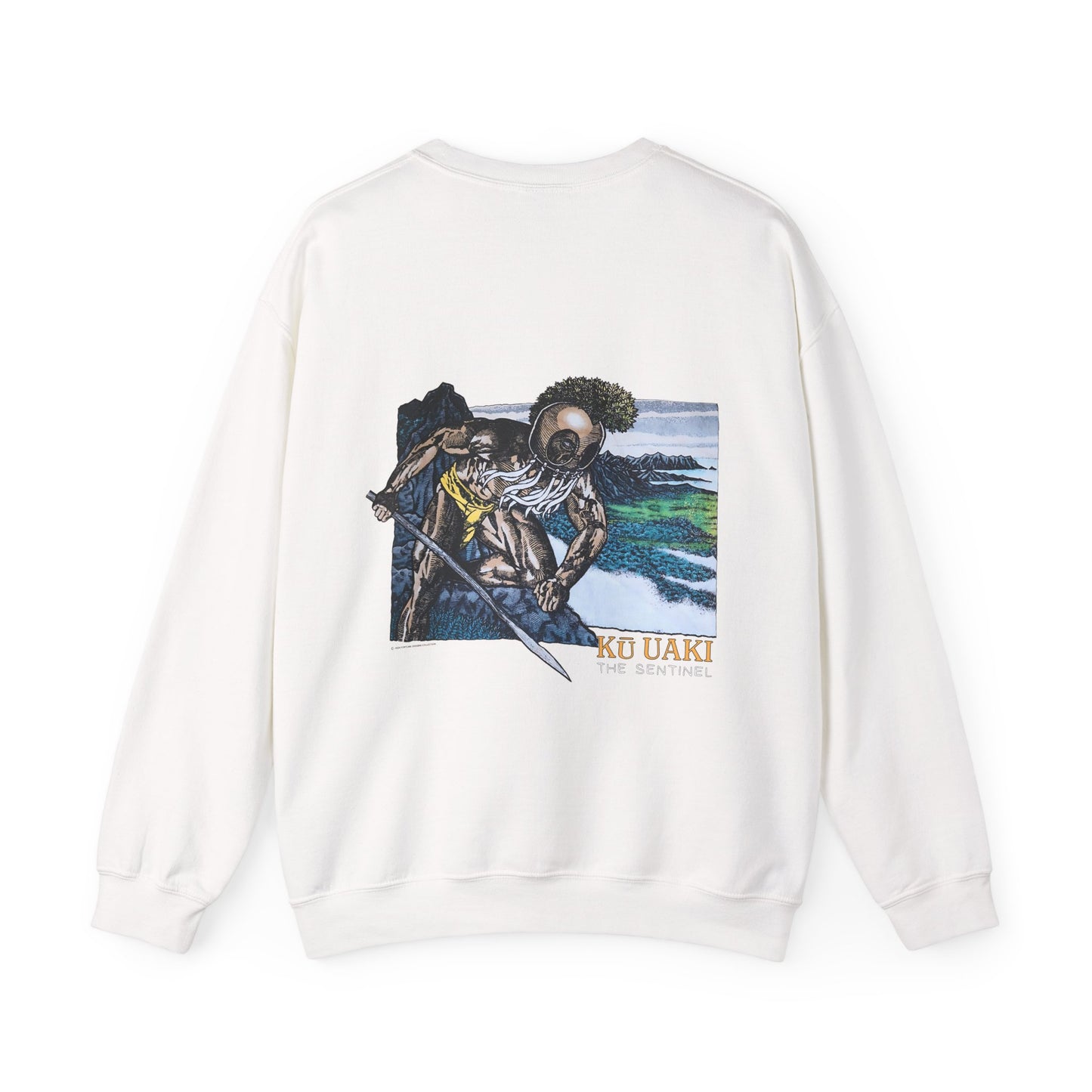 Hawaiian Strength Ku Uaki The Sentinel Unisex Heavy Blend™ Crewneck Sweatshirt