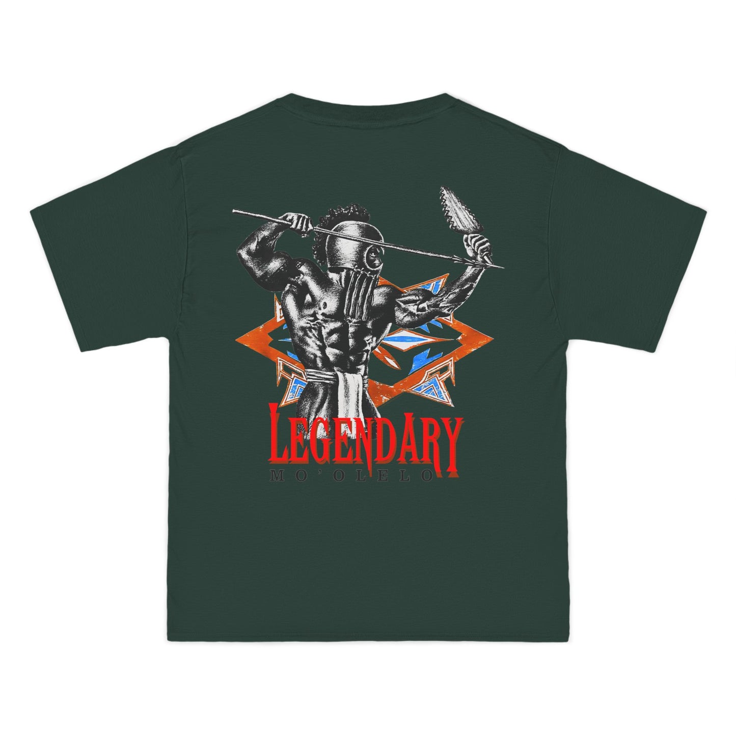 Hawaiian Strength Legendary Mo'olelo Vintage 90s Design New Print Beefy-T® Short-Sleeve T-Shirt