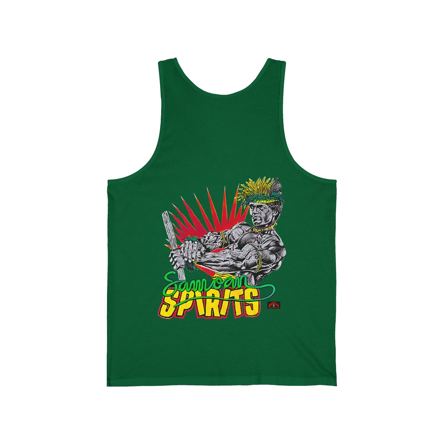 Samoan Strength Samoan Spirits Vintage 90s Design New Print Unisex Jersey Tank