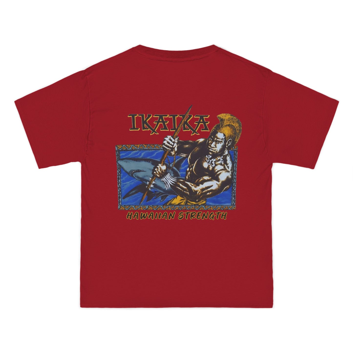 Hawaiian Strength Ikaika Hawaiian Strength Vintage Design 90s New Print Beefy-T® Short-Sleeve T-Shirt