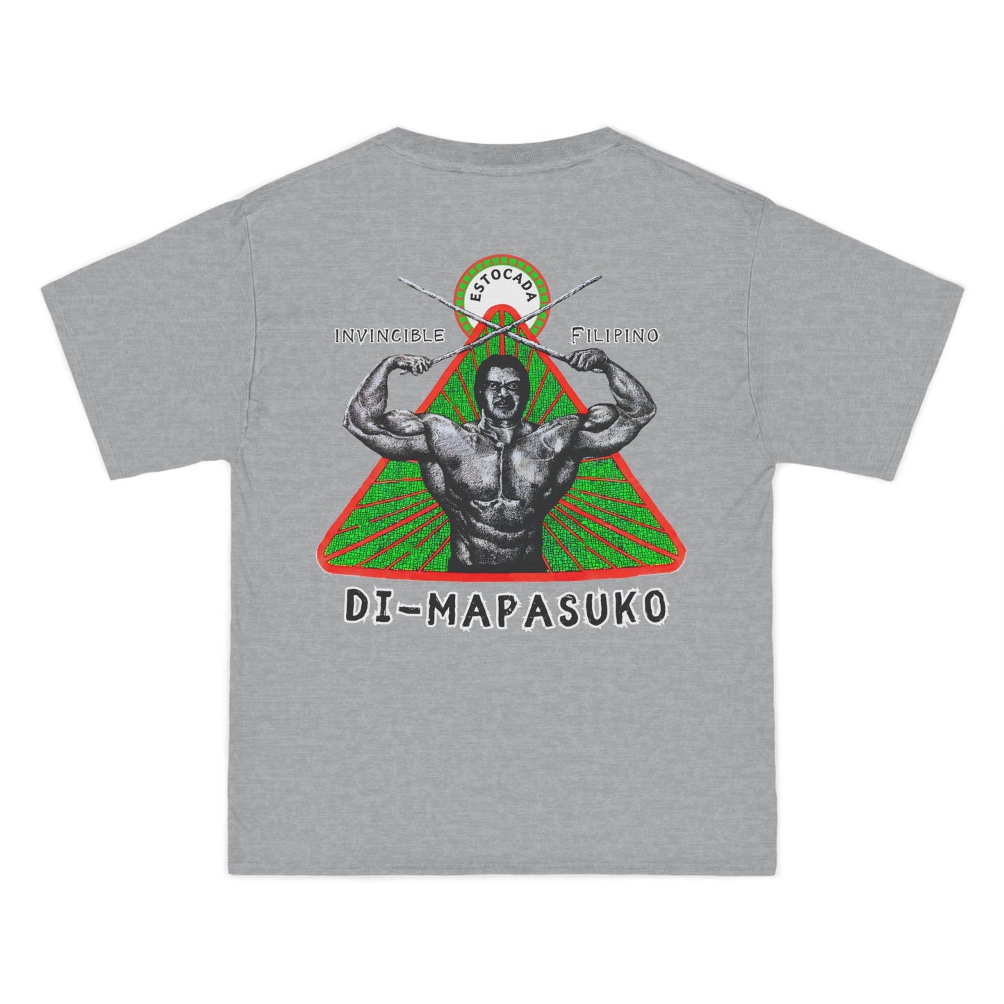 Filipino Strength Invincible Filipino Estocada Vintage Design 90s New Print Beefy-T® Short-Sleeve T-Shirt