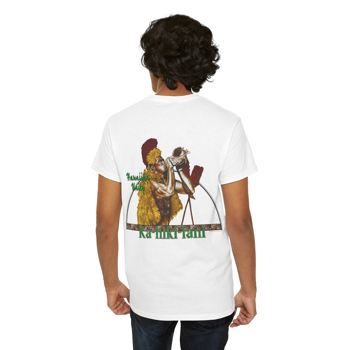 Hawaiian Strength Hawaiian Unity Ka-hiki-lani Vintage Design 90s New Print Unisex Heavy Cotton Tee