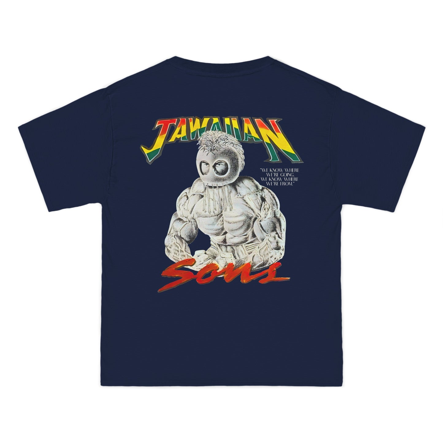 Jawaiian Strenght Jawaiian Sons Vintage Design 90s New Print Beefy-T® Short-Sleeve T-Shirt