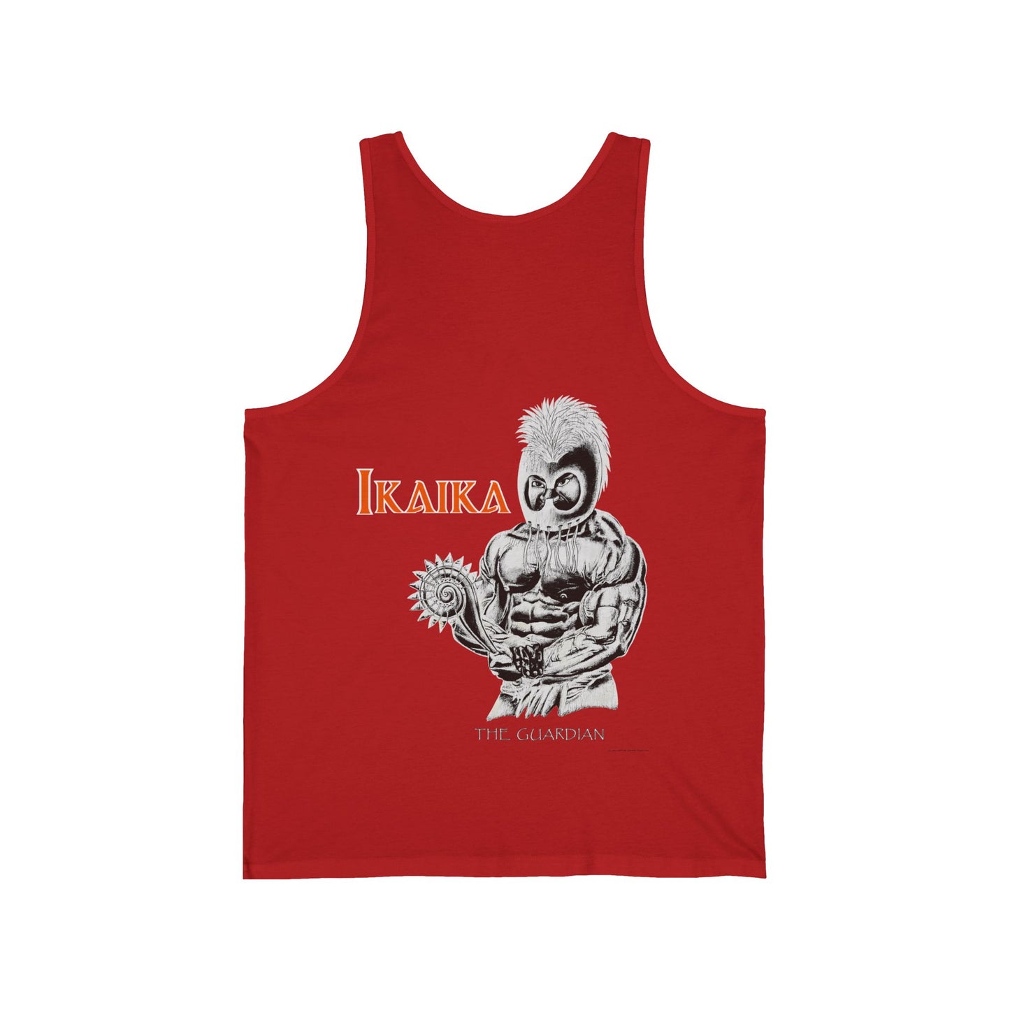 Hawaiian Strength Ikaika The Guardian Vintage Design 90s New Print Unisex Jersey Tank
