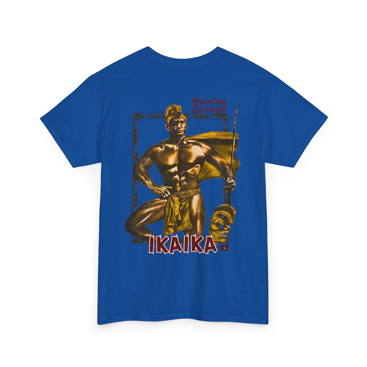 Hawaiian Strength Ikaika Hawaiian Strength Vintage Design 90s New Print T-shirt Unisex Heavy Cotton Tee