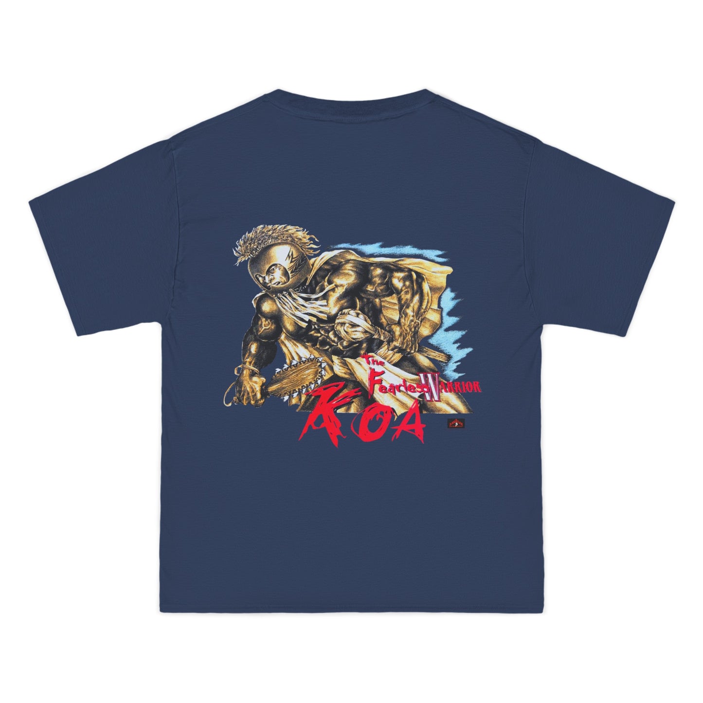 Hawaiian Strength The Fearless Warrior Koa Vintage Design 90s New Print Beefy-T® Short-Sleeve T-Shirt
