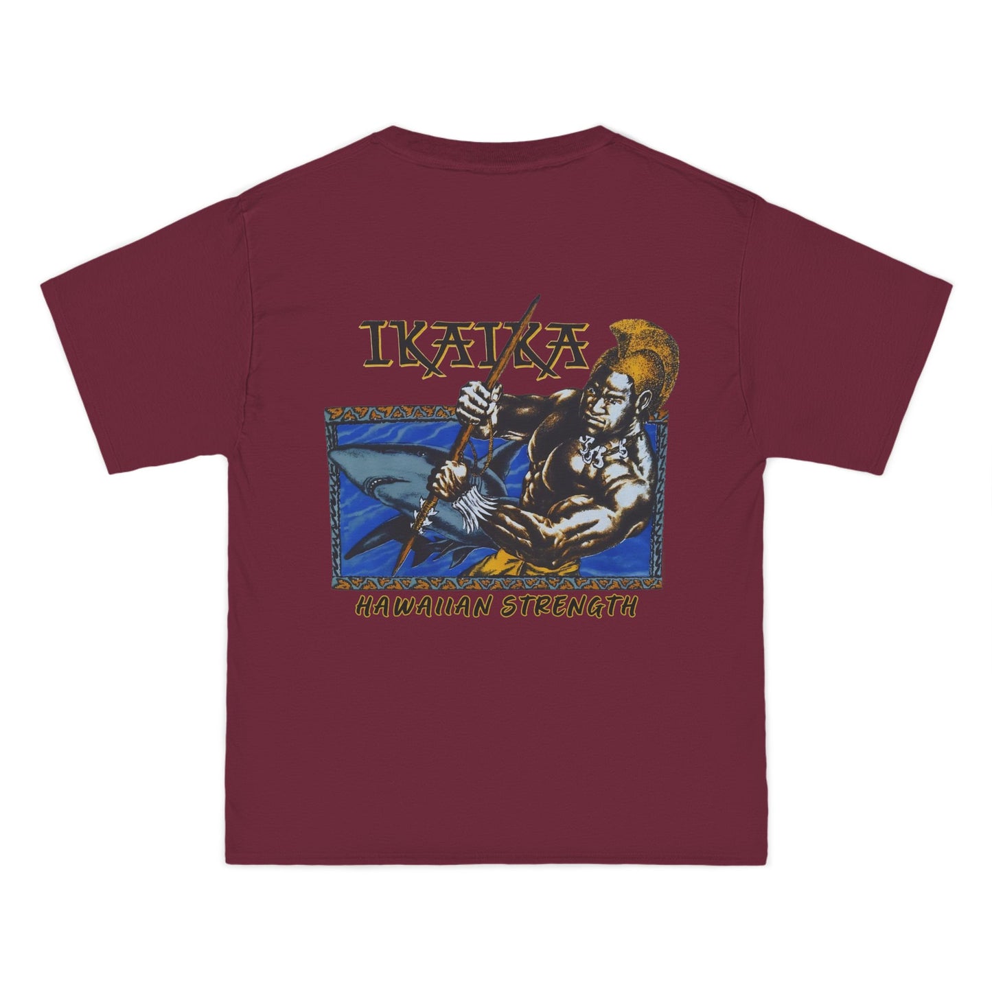 Hawaiian Strength Ikaika Hawaiian Strength Vintage Design 90s New Print Beefy-T® Short-Sleeve T-Shirt