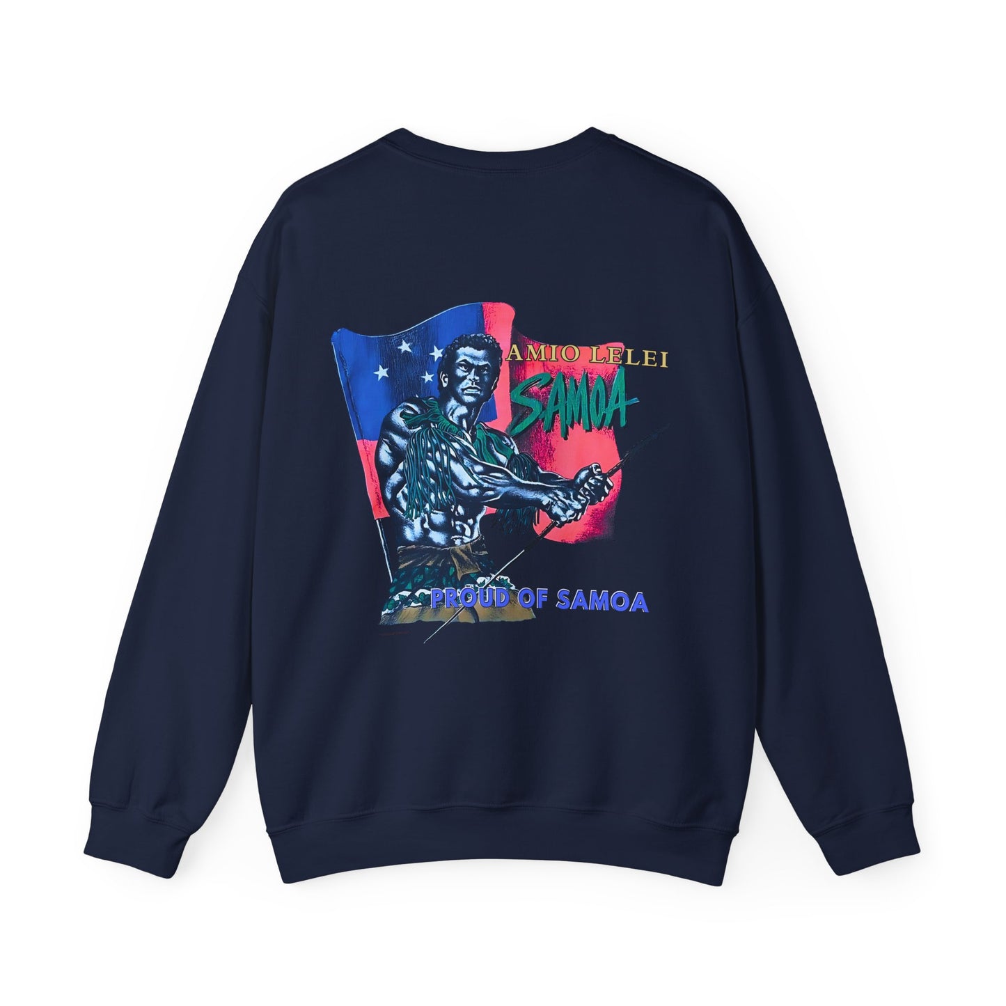 Samoan Strength Proud of Samoa Amio Lelei Vintage Design 90s New Print Unisex Heavy Blend™ Crewneck Sweatshirt