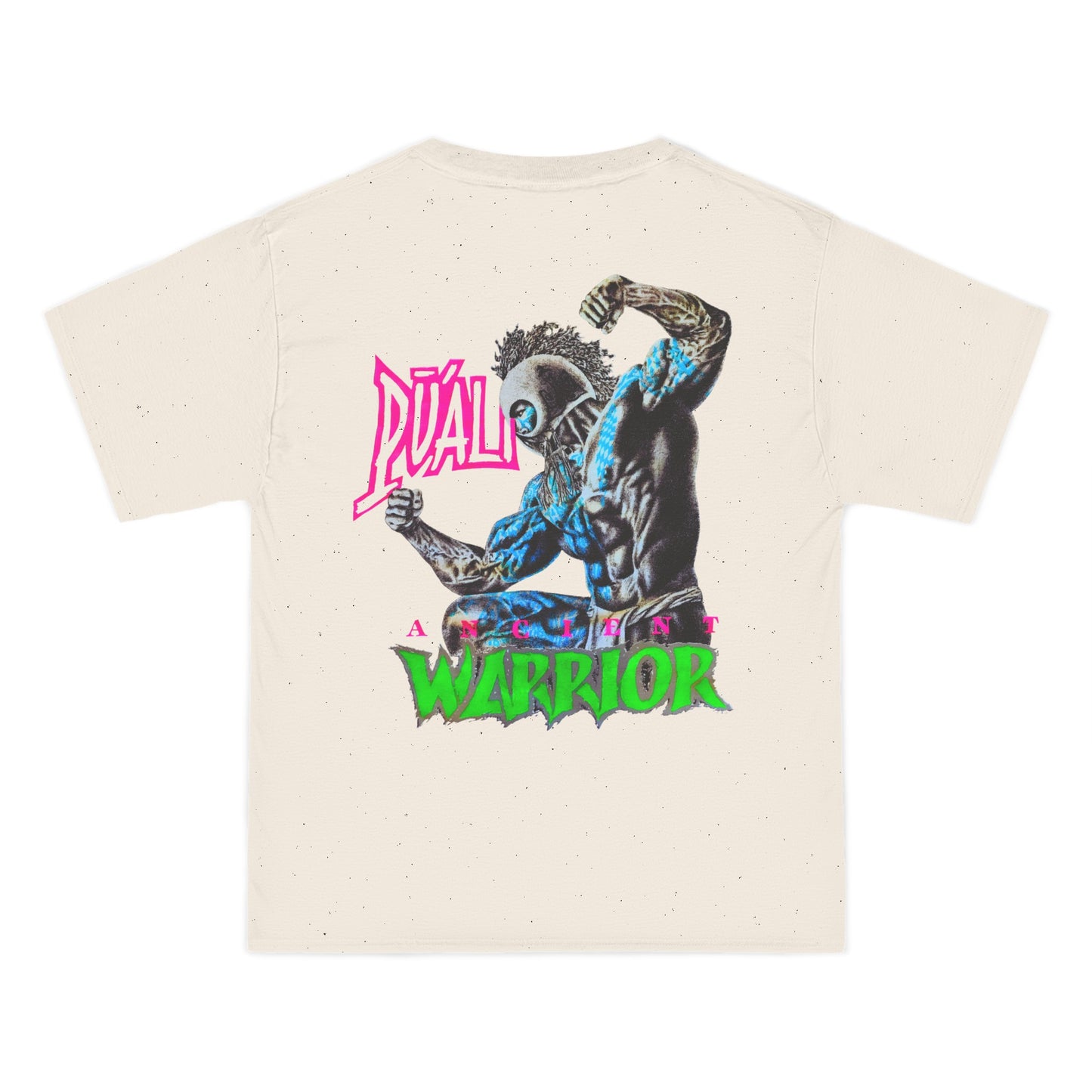 Hawaiian Strength Puali Ancient Warrior Vintage Design 90s New Print Beefy-T® Short-Sleeve T-Shirt