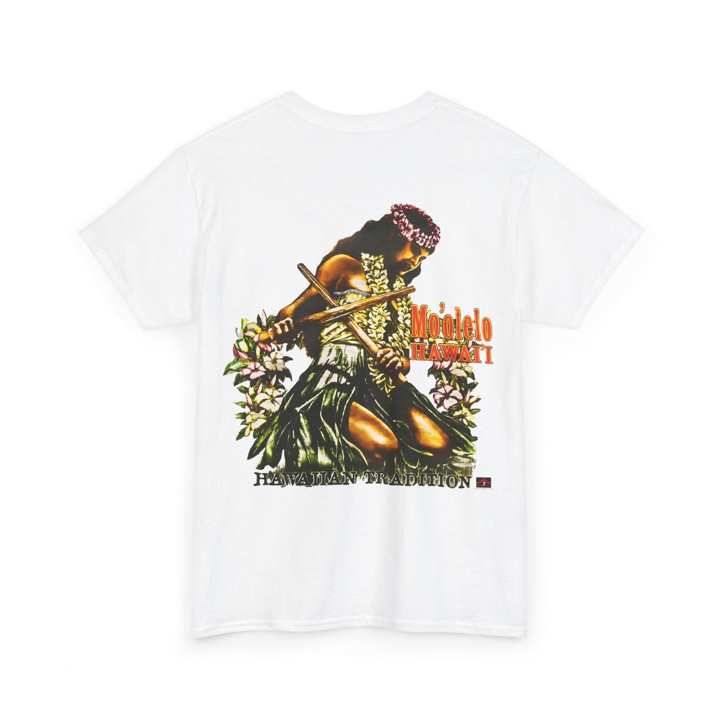 Hawaiian Strength Hawaiian Tradition Mo'olelo Hawai'i Vintage Design 90s New Print T-shirt Unisex Heavy Cotton Tee
