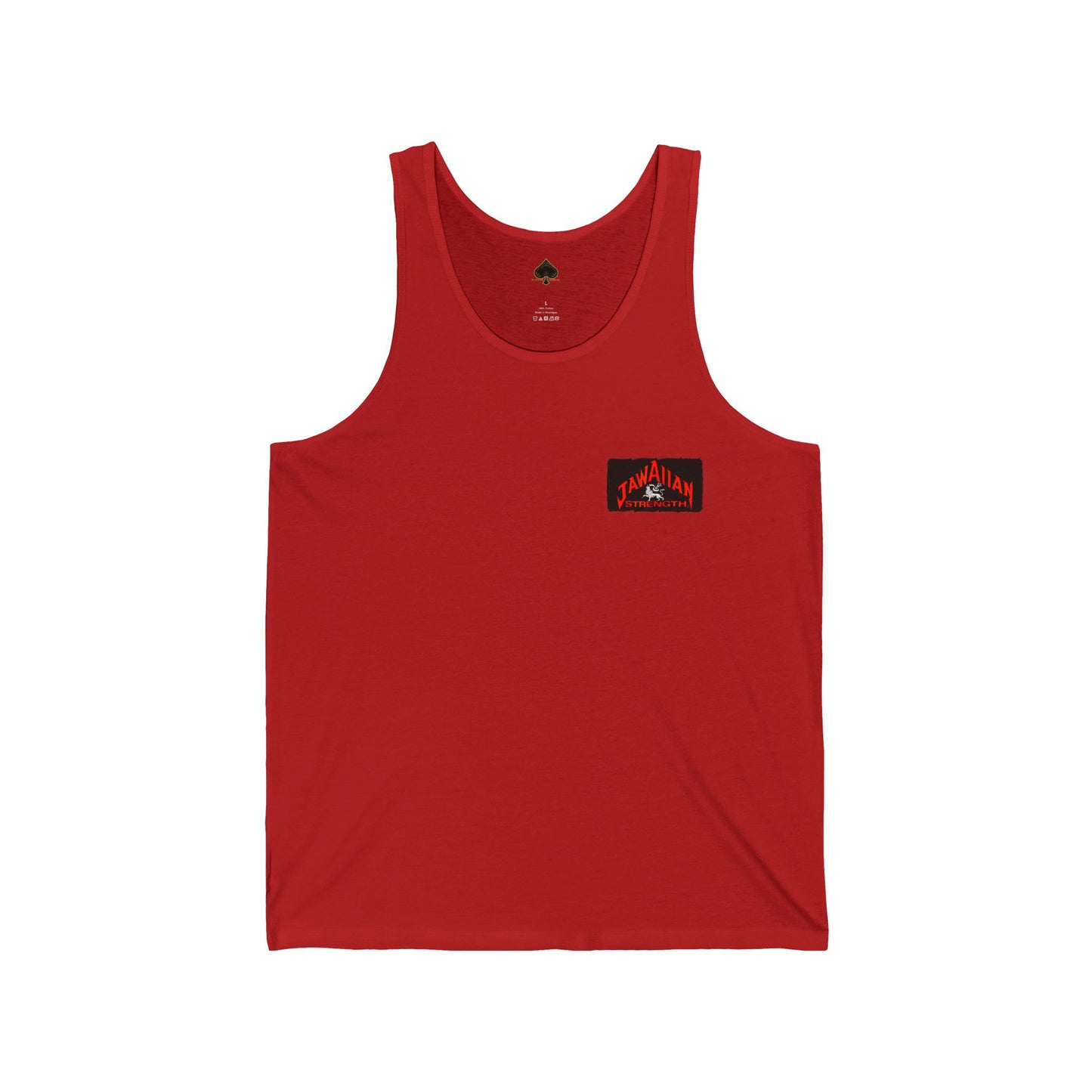 Jawaiian Strength Peace Jawaiian Style Vintage Design 90s New Print Unisex Jersey Tank