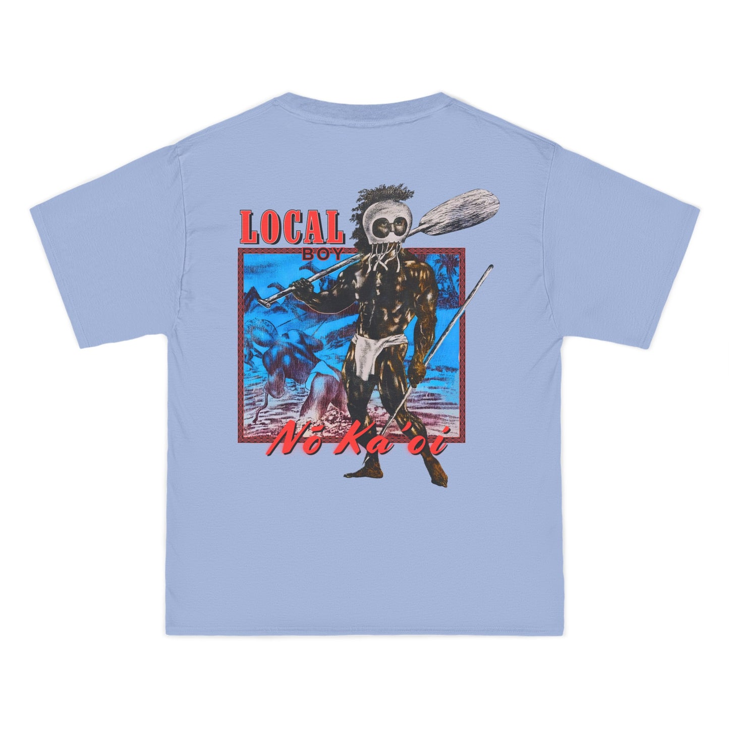 Hawaiian Strength Local Boy No Ka'oi Vintage Design 90s New Print Beefy-T® Short-Sleeve T-Shirt