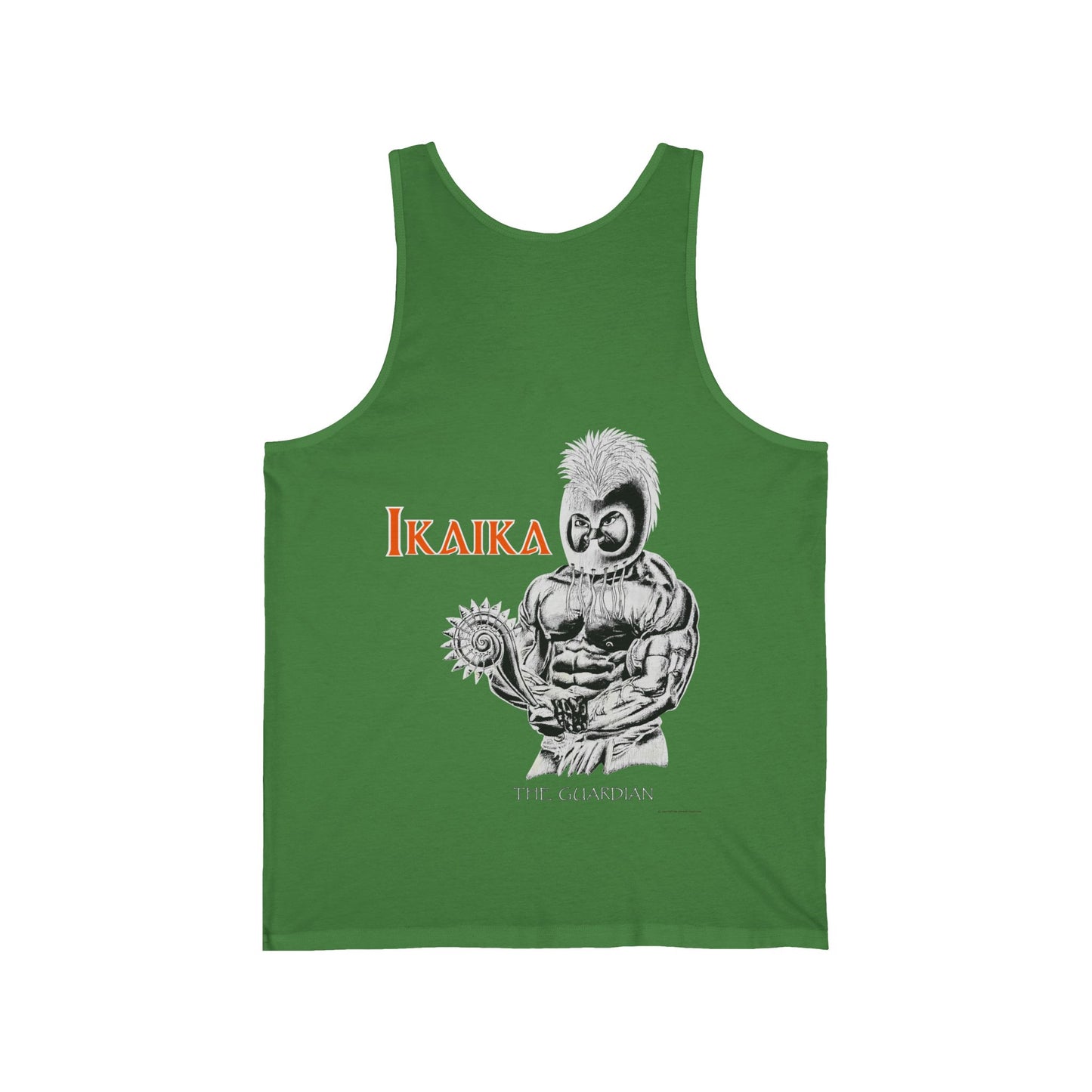 Hawaiian Strength Ikaika The Guardian Vintage Design 90s New Print Unisex Jersey Tank