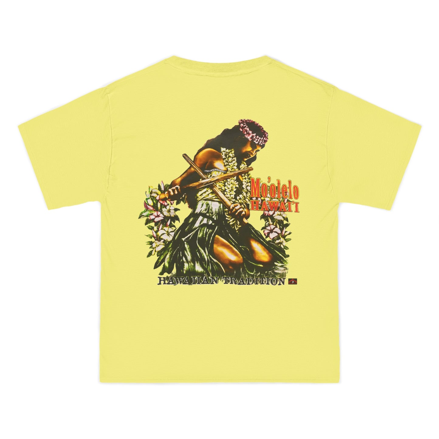 Hawaiian Strength Hawaiian Tradition Mo'olelo Hawai'i Vintage Design 90s New Print Beefy-T® Short-Sleeve T-Shirt