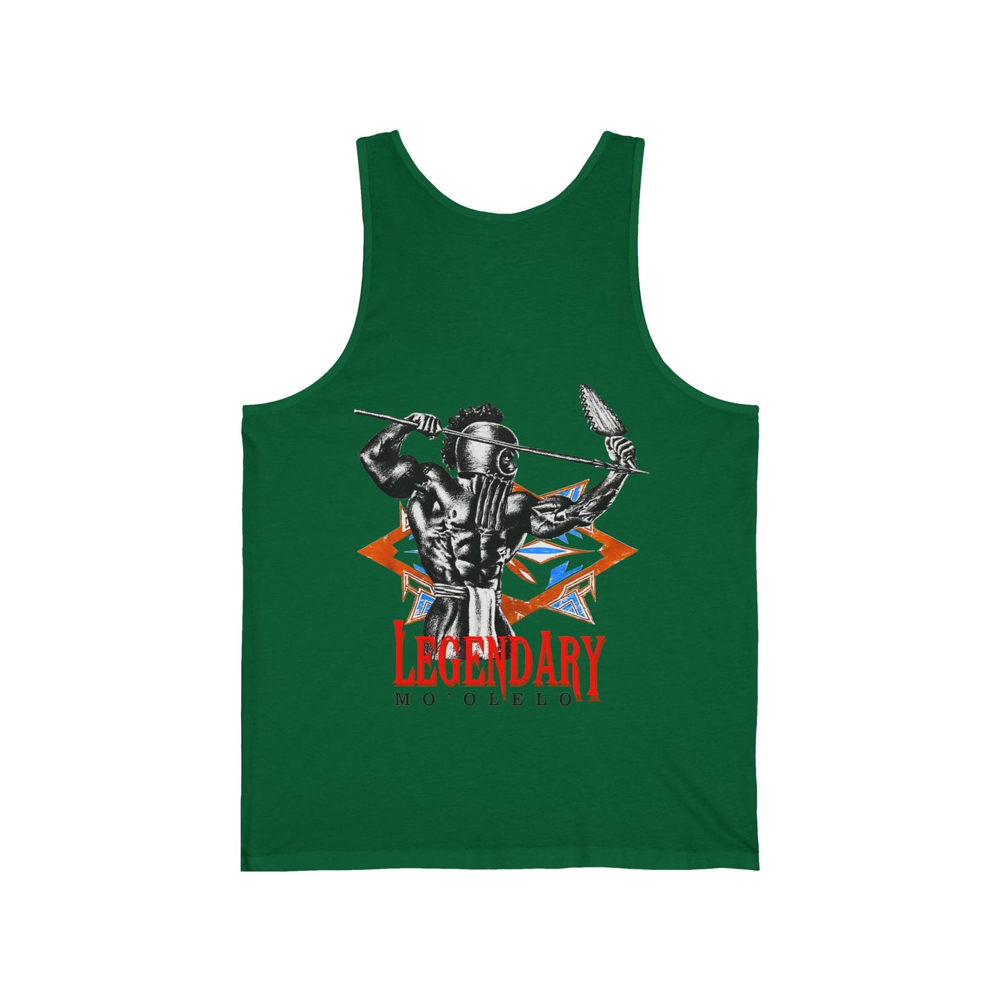 Hawaiian Strength Legendary Mo'olelo Vintage 90s Design New Print Unisex Jersey Tank