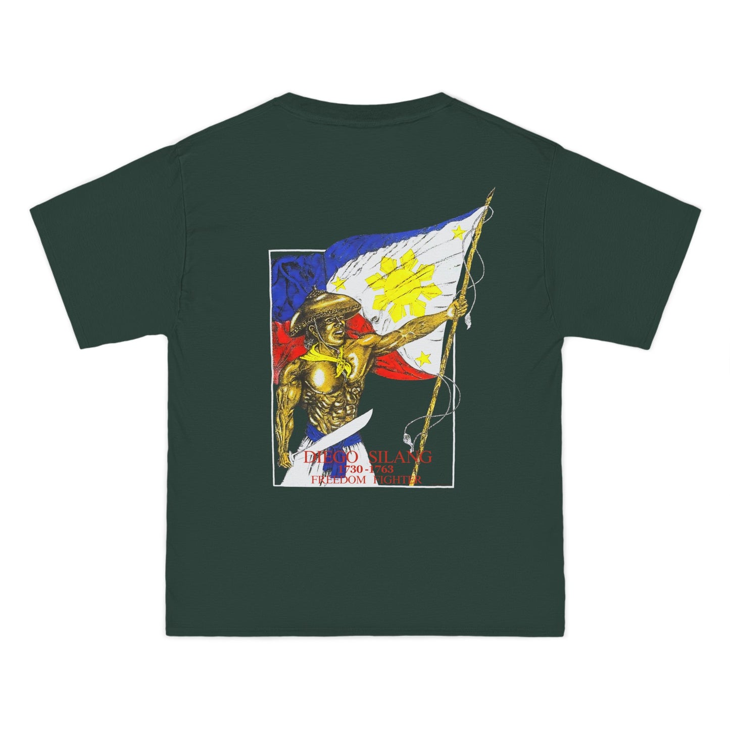 Filipino Strength Diego Silang Freedom Fighter Vintage Design 90s New Print Beefy-T® Short-Sleeve T-Shirt