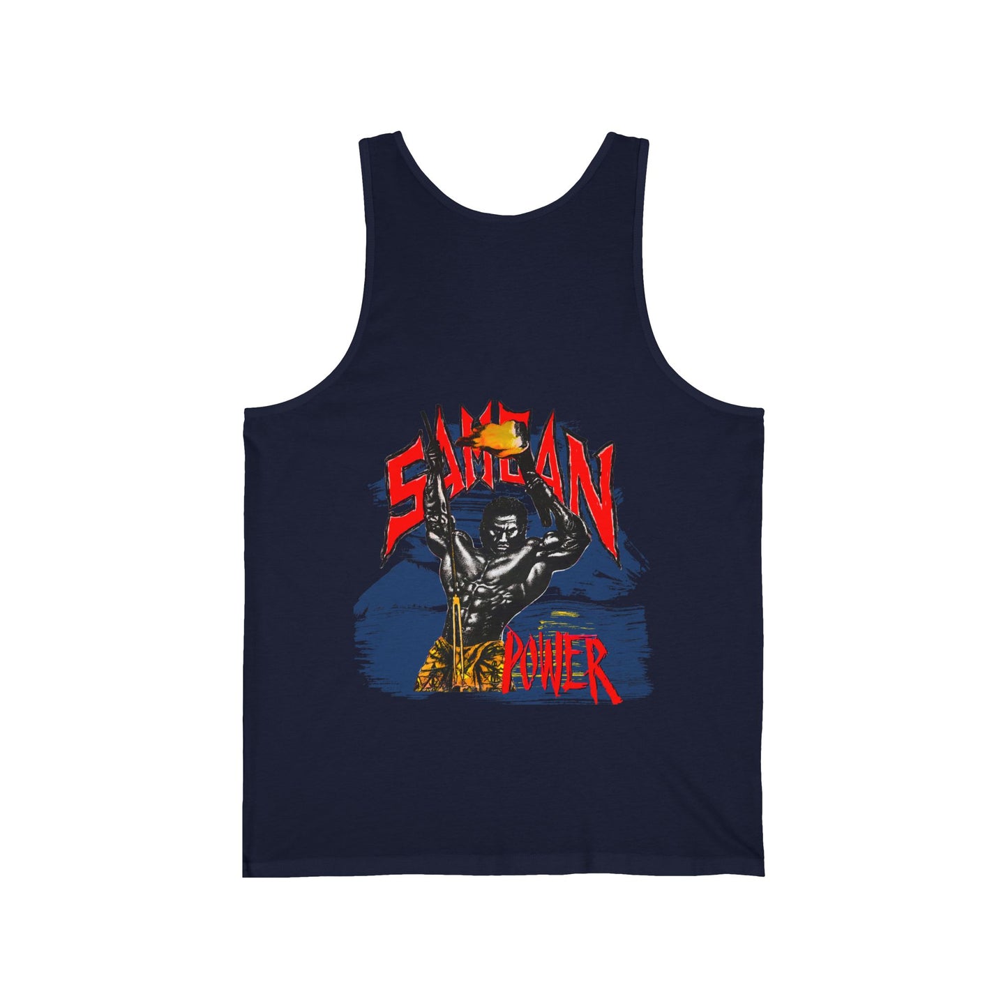 Samoan Strength Samoan Power Vintage Design 90s New Print Unisex Jersey Tank