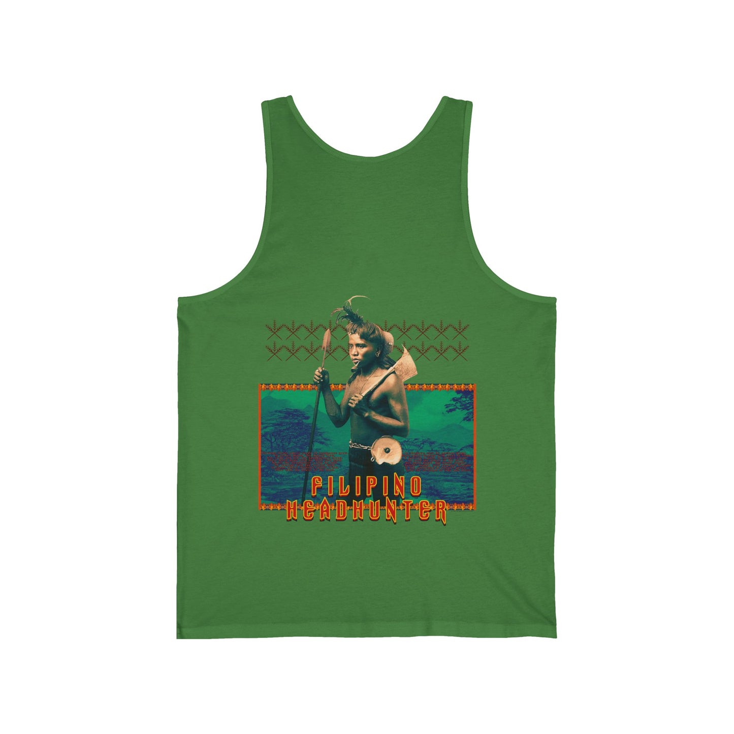 Filipino Strength Filipino HeadHunter Unisex Jersey Tank