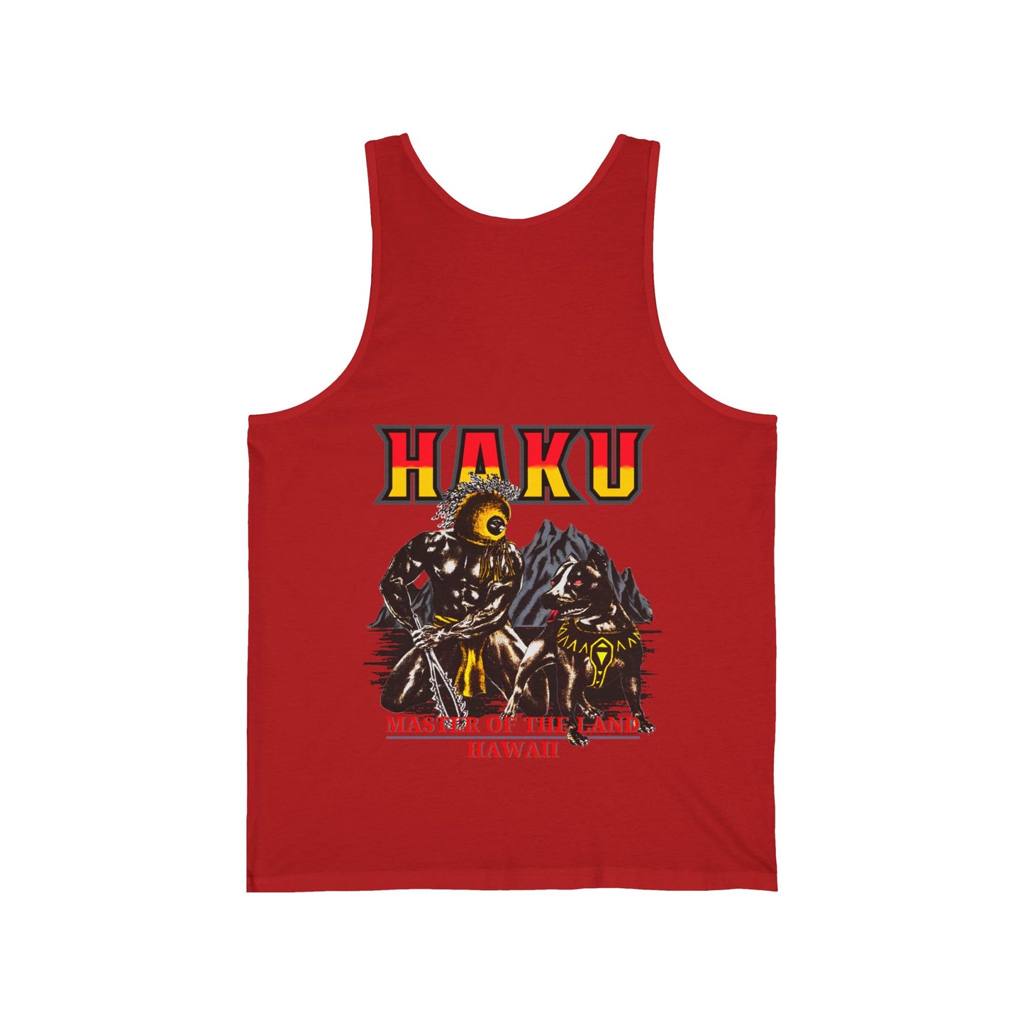 Hawaiian Strength Haku Master of the Land Hawaii Vintage Design 90s New Print Unisex Jersey Tank