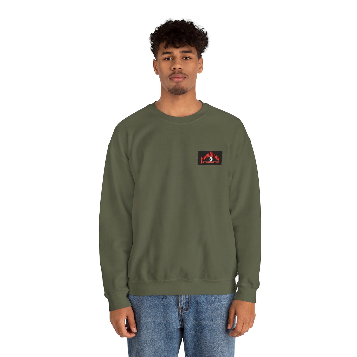 Hawaiian Strength The Sovereign Nation of Hawaii Vintage Design 90s New Print Unisex Heavy Blend™ Crewneck Sweatshirt