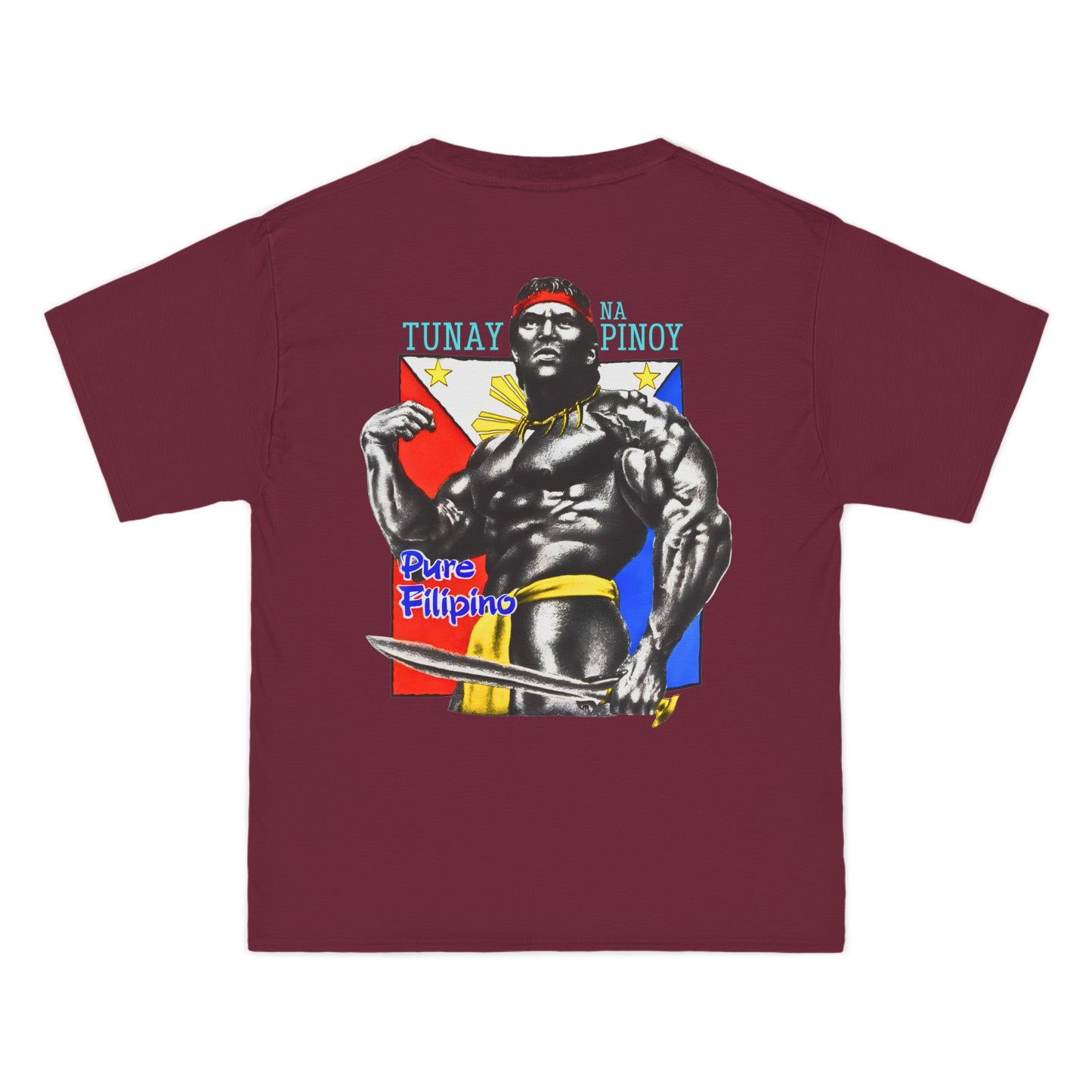 Filipino Strength Tunay na Pinoy Pure Filipino Vintage Design 90s New Print Beefy-T® Short-Sleeve T-Shirt