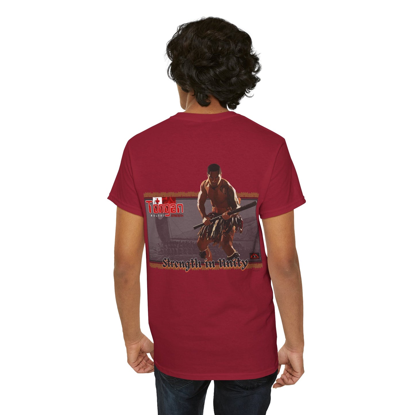 Local Strength Tongan Strength Malohi Stregnth in Unity Unisex Heavy Cotton Tee